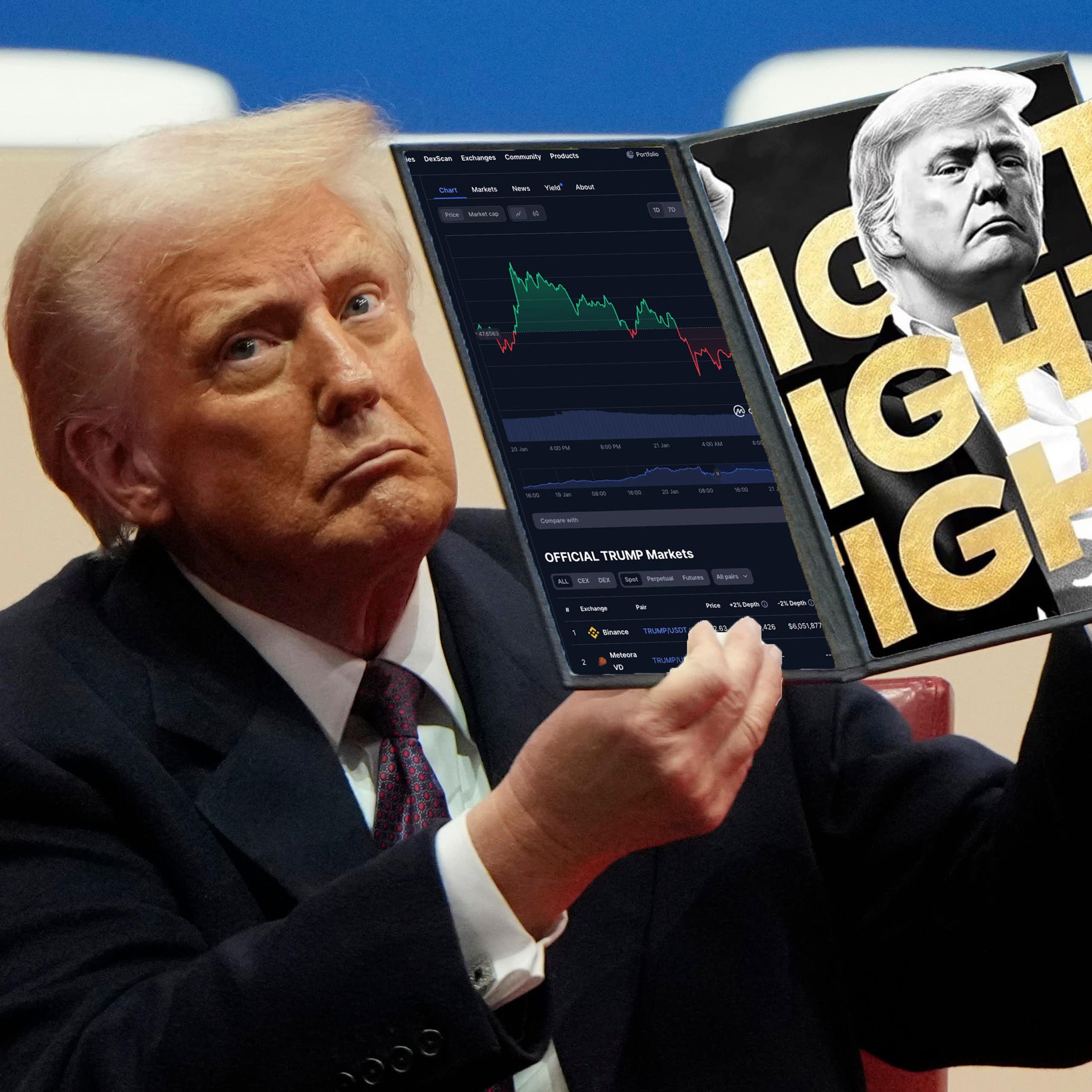 The $Trump memecoin is reaping billions – but like the man himself, it’s extremely volatile