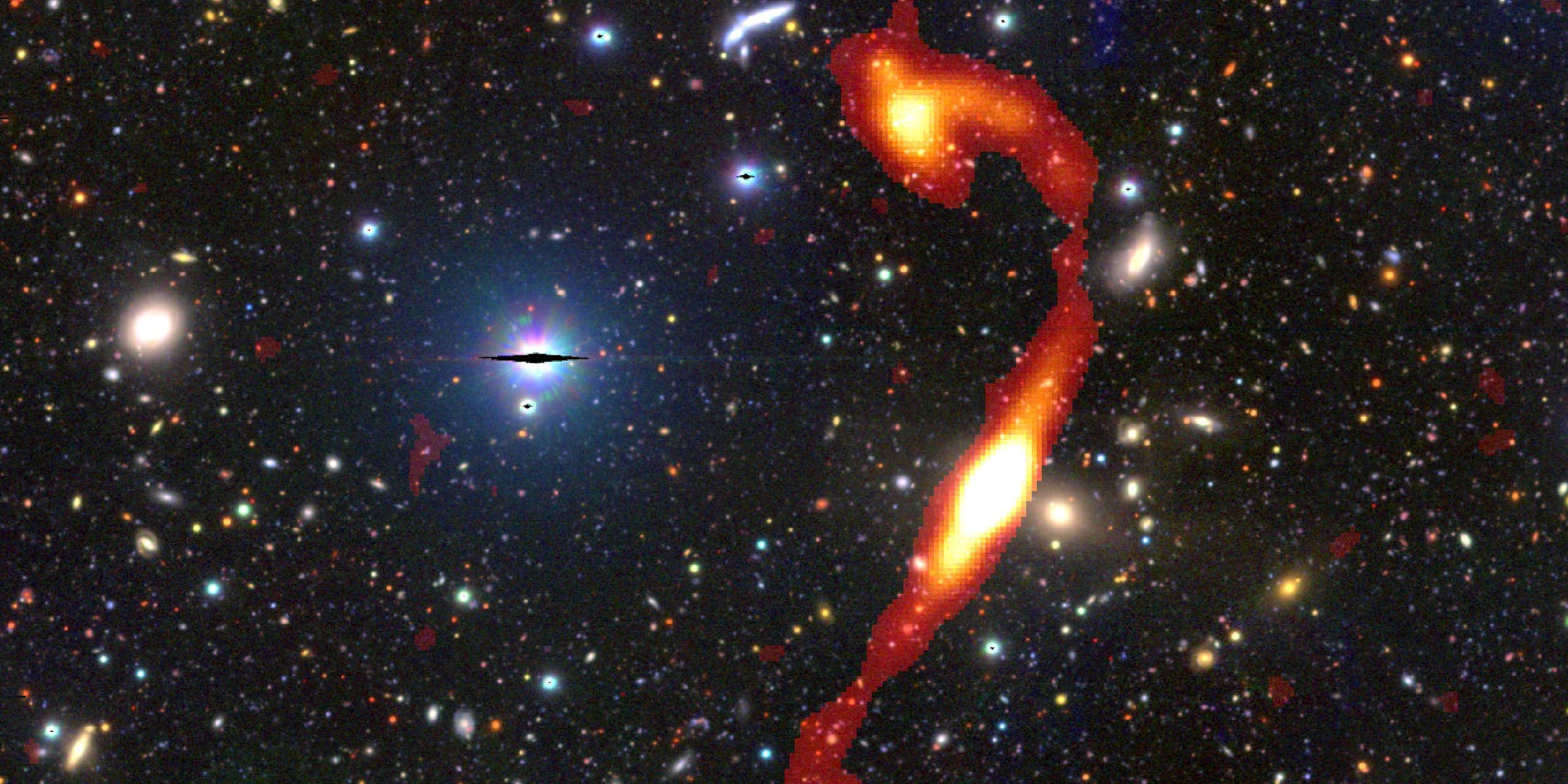 South African telescope discovers a giant galaxy that’s 32 times bigger than Earth’s